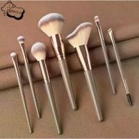 ราคา ชุดแปรงแต่งหน้า 7 ชิ้น รวมแปรงปัดแก้ม แปรงคอนทัวร์ แปรงอายแชโดว์ สีน้ําตาล ขนแปรงอ่อนนุ่ม ไม่ระคายเคืองPowder Brush,Blush Brush,MAC (1731922276940613114)