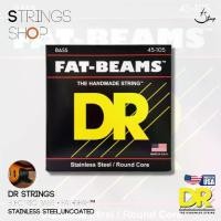 ราคา จัดส่งที่รวดเร็ว สายเบส DR Strings Fat-Beams™ สายเบสสแตนเลส (FB-45, FB5-45, FB5-130) (1731352179840222585)