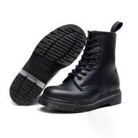 ราคา CODaelanor Dr. Martens Air Wair 1460 รองเท้าบูทมาร์ตินสีดำทั้งหมด รุ่นคู่รักที่ดื้อรั้น (1729763777327761472)
