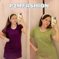 ราคา ชุดเดรส ผ้าทวิต~ยืด เรียบหรู ผู้หญิง DR-11 (1731113992743651860)