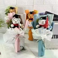 ราคา ช่อดอกไม้ถัก, มาใหม่, ตกแต่งช่อดอกไม้จบการศึกษา, ช่อดอกไม้สัตว์หมี, สไตล์การ์ตูน, ตุ๊กตาหมีน่ารัก, ของขวัญจบการศึกษา, เหมาะสำหรับ Dr. ช่อดอกไม้หมี เหมาะสำหรับงานเลี้ยงวันเกิด (1732171078613043442)