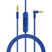 ราคา สายสัญญาณเสียงสำรอง เข้ากันได้กับหูฟัง Beats By Dr Dre พร้อมไมโครโฟนไลน์ ควบคุมด้วยหูฟัง เหมาะสำหรับ Pro, Beats Solo2, Solo3, Studio2/3 Mixr น้ำเงิน ทองแดง (1731375751546244013)