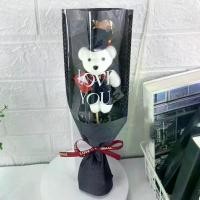 ราคา น่ารักและละเอียดอ่อน ดีไซน์ Dr. ช่อดอกไม้หมี Dr. ช่อดอกไม้หมี, ของขวัญวันเกิดการ์ตูน, ช่อดอกไม้วาเลนไทน์, H9V4 (1731738042206816154)