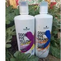 ราคา สูตรใหม่!! Schwarzkopf Goodbye Yellow แชมพูม่วงขจัดไรเหลือง/Goodbye Orange แชมพูน้ำเงินขจัดไรส้ม 1000 ml. (1729588900673849590)