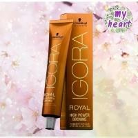 ราคา (ไม่แถมไฮ) Schwarzkopf Igora Royal High Power Browns 60 ml ครีมปิดผมขาวเนียนสนิท สีติดทน กลิ่นไม่ฉุน (1731879262306796819)