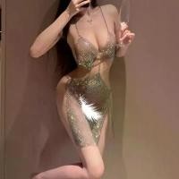 ราคา sexy pajamasชุดนอนเซ็กซี่ ชุดซีทรูเซ็กซี่ ชุดอ่อยแฟน ซีทรู ผ้าวิ้ง พร้อมส่งในไทย มีบริการเก็บ (1731694491191904186)