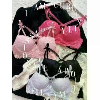 ราคา ดาราแนะนำ เสื้อชั้นในสไตล์Sexy เสื้อในฟองน้ำตกแต่ง ผ้าลูกไม้สวย กางเกงชั้นในลูกไม้ NY233TikTok (1731933922232272646)