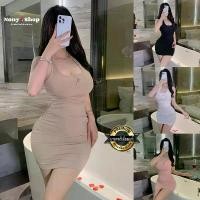 ราคา ชุดเดรสรัดรูป Sexy ชุดนอนไม่ได้นอน เซ็กซี่ DD8416️งานป้ายแท้ เกรดพรีเมี่ยม จัดส่งฟรี กทม (1731807521115833985)