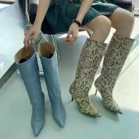 ราคา รองเท้าบูทยาวหัวแหลมลายงู/ยีนส์ Victoria Boots รุ่นวิคตอเรีย พร้อมส่งไซส์ 36-43 รองเท้า บูท ไซส์ ใหญ่ ผู้ หญิง 41 (1730664370915936986)