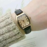 ราคา นาฬิกาผู้หญิง ดีไซน์เรียบง่าย ทรงถัง กันน้ำ การเคลื่อนไหวควอทซ์ นาฬิกาสายหนังสี่เหลี่ยม casio aq230 นาฬิกา แฟชั่น สายหนัง แท้ seiko prospex นิสชิน แท้ นาฬิกา ข้อมือ สวยๆ นา (1731558991661532466)