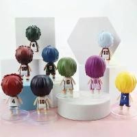ราคา แอนิเมะ Kuroko's บาสเก็ตบอล แอ็คชั่นฟิกเกอร์, ชุดเต็ม 8 ซม., Kuroko Tetsuya, Kagami Taiga, Takao Kazunari โมเดล Figurine ของเล่น, เหมาะสำหรับเด็กผู้ชาย, จี้ของขวัญ, รูป Kuroko Te (1731589819082769922)