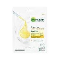 ราคา GARNIER - Skin Natural Serum Mask Light Complete White Up (30 g.) การ์นิเย่ แผ่นมาส์กหน้า (1730611227341588867)
