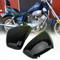 ราคา Motorcycle Black Battery Fairing Cover Right Left Side Protector For Yamaha XV700 750 1000 1100 Virago 1984-Up Part (1731397235264227050)