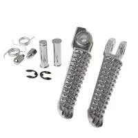 ราคา พักเท้า หน้า (มีเนียม) ขายเป็นคู่ ที่วางเท้าด้านหน้ารถจักรยานยนต์สำหรับ Yamaha YZF1000 R1 R6 R3 R15 R25 MT07 MT09 XJ6 FZ1FZ6FZ8 หมุดมอเตอร์อลูมิเนียม พักเท้าหลัง Left/right front foot rest (1731878923