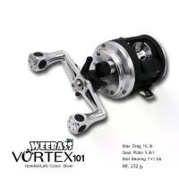 ราคา 【COD】อุปกรณ์ตกปลา รอกตกปลา รอกเบท รอกทรงกลม WEEBASS - รุ่น VORTEX 101 (หมุนซ้าย) LEFT (1731829692044052108)