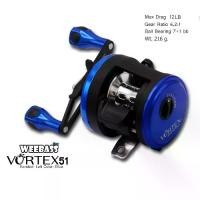 ราคา อุปกรณ์ตกปลา WEEBASS REEL รอก - รุ่น VORTEX 51 (หมุนซ้าย) LEFT รอกเบท รอกกลม รอกตกปลา (1731732143220164539)