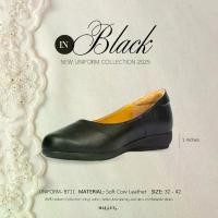 ราคา รองเท้าคัทชูหนังแท้ Uniform รุ่น B711 (ส้นสูง 1 นิ้ว) - Ballet Shoes Original (1731643513789974357)