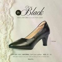 ราคา รองเท้าคัทชูหนังแท้ Uniform รุ่น H001 สีดำ (ส้นสูง 2 นิ้ว) - Ballet Shoes Original (1731644477960456021)