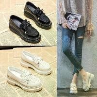 ราคา รองเท้าหนังขนาดเล็ก พื้นหนา สไตล์ล่อสบาย ๆ กลับเข้ามา โลฟเฟอร์ หนังกลับ รองเท้า minx buax minx shoes (1732310420615170899)