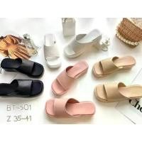 ราคา ์NIWA SHOES รหัส BT-501 รองเท้าแตะส้นโฟม สูง 2 นิ้ว รองเท้าแตะ (1729591039677663575)