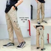 ราคา MAFEAR กางเกงวินเทจขายาว 6 กระเป๋า รุ่น Vintage Pants (1731861737640330288)