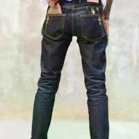 ราคา Rome Denim Vintage กางเกงยีนส์ผู้ชายทรงกระบอกเล็ก ผ้าดิบ 16 ออนซ์ กางเกงยีนส์ผ้าดิบ(สีมิดไนท์กรมเข้มๆออกดำ) (1729707022352943416)