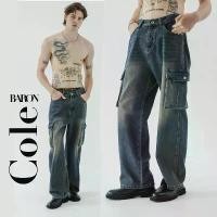 ราคา BARON Cole vintage cargo jeans กางเกงยีนส์คาร์โก้สไตล์วินเทจ จัดส่งฟรี กทม man clothing ผู้ชาย กระบอก กางเกง bang bang เดฟ 12 ราศี jnco รูปยิ้ม หลุยส์ ยิ้ม short pants ใส (1731533901847759499)