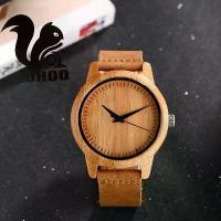 ราคา นาฬิกาผู้ชาย ขายดีใน Amazon สายหนังม้าบ้าเฉพาะบุคคล นาฬิกาควอทซ์ไม้ไผ่ มาใหม่ ส่งตรงจากโรงงาน ชิ้นเดียว มี Dropshipping vintage watch นาฬิกา เรือนทอง ผู้ ชาย gshock watch นาฬ (1731777814682569235)