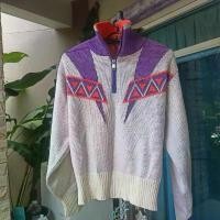 ราคา Fablice ski vintage เสื้อไหมพรม ลายสกี วินเทจ มือสอง สภาพดี ผ้าวูล wool อก 46 half zip ที่นิยมมากที่สุด (1731896903383025127)