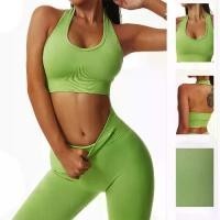 ราคา ชุดกีฬาโยคะสำหรับผู้หญิง ชุดกีฬาฟิตเนส ชุดวอร์ม 2 ชิ้น สปอร์ตบรา เลกกิ้งเอวสูง กางเกงขาสั้นยิม ชุดออกกำลังกาย (1729903619189213819)