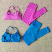 ราคา ชุดโยคะ 2 ชิ้น สำหรับผู้หญิง ชุดกีฬา สีทึบ ชุดออกกำลังกาย แอโรบิค ฟิตเนส เลกกิ้ง บรา ชุดออกกำลังกาย Baju ฟิตเนส (1730879936215025760)