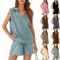 ราคา ชุดกีฬาผู้หญิง ชุดสั้น ชุดเอี๊ยมสปอร์ต ชุดวอร์ม ชุดออกกำลังกาย ชุด 2 ชิ้น เสื้อสเวตเตอร์แขนกุด ชุดกางเกงขาสั้น ชุดวอร์มลำลอง มีกระเป๋า สำหรับผู้หญิง (1732046097657464908)