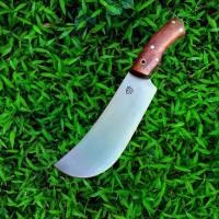 ราคา COD มีดปังตอ มีดทำอาหาร เข้าแคมป์ เดินป่า ทรงมีดลาบ ใบยาว 7 นิ้ว งานตีร้อนเหล็กผานไถ ด้ามไม้ประดู่ อรัญญิกแท้TikTok (1731799860957513395)