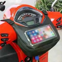 ราคา กระเป๋าติดแฮนด์จักรยาน กันน้ำ ตะกร้าใบหน้า แบบพกพา เหมาะสำหรับ Vespa เดินป่า ปั่นจักรยาน และท่องเที่ยว กระเป๋าคาดเอว กระเป๋าคาดเอว กระเป๋ามอเตอร์ไซค์ กีฬา กลางแจ้ง (1730556686337476705)
