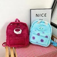 ราคา [พร้อมส่ง] กระเป๋าเป้ขนหมี เป้สะพายหลัง ลายการ์ตูนหมี สีสันสดใส Strawberry Bear สำหรับชาย/หญิง พร้อมส่ง 2 สี (1731208550692455826)