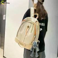 ราคา กระเป๋าเป้นักเรียน ดีไซน์สวยงาม กระเป๋าใส่ของ สายปรับความยาวได้ เป้สะพายหลัง ใช้ได้ทั้งชายและหญิง เป้กันน้ำ ผ้าไนล่อน (1730255599262992703)