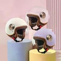 ราคา หมวกกันน็อคมอเตอร์ไซค์, ต้นฉบับ, สำหรับผู้หญิงและผู้ชาย, สไตล์วินเทจ, Vespa จักรยาน Articulated สกู๊ตเตอร์ไฟฟ้าเปิดนักขี่จักรยาน, หมวกกันน็อค Moto, 2023 Motorcycle หมวกนิรภัย (1731793604584114544)