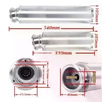 ราคา ท่อไอเสียรถจักรยานยนต์, สากล, สำหรับ GSXR, ZX6R, ZX10R, CB400, CB500F, CBR300, Z250, Z650, ATV, จักรยาน, ท่อไอเสีย, อุปกรณ์หนีบ (1731690413112919373)