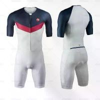 ราคา 【SALE】ใหม่ 2020 ฤดูร้อนกลางแจ้งไตรกีฬาผู้ชายเสื้อเจอร์ซีย์นักปั่นMTBจักรยานskinsuitชุดกีฬาciclismoชุดสำหรับขี่จักรยานjumpsuit (1731587457378453466)