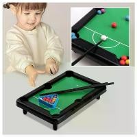 ราคา โต๊ะพูลขนาดเล็ก โต๊ะบิลเลียด ชุดเกมของเล่น สนุ๊กเกอร์ เหมาะสำหรับปฏิสัมพันธ์ระหว่างพ่อแม่และลูก (1731252082323260710)