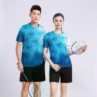 ราคา วอลเลย์บอลฤดูร้อนแห้งเร็ว แบดมินตัน บาสเก็ตบอล กีฬา สไตล์ใหม่ คู่รัก แขนสั้น Unisex เสื้อเชลซีของแท้ เสื้อกีฬาคอวี พิมพ์ลาย แห้งเร็ว ออกกำลังกาย (1731911789612926234)