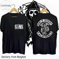 ราคา COD Son Of Anarchy เสื้อ White Tee เสื้อวง ผ้าบาง ระบายอากาศได้ ผู้ชาย ผู้หญิง Tops Stock in Bankok (1729878255039711599)