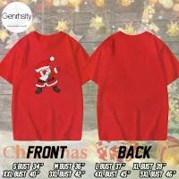 ราคา เสื้อคริสต์มาส Merry Christmas T-Shirt เสื้อสีแดงคริสมาส Xmas Santa Claus Tee ซานตาคลอส Tops (1729863006551051011)