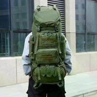 ราคา กระเป๋าเป้เดินป่า ผ้า Oxford 26.42gal ทนทาน สายปรับได้ กระเป๋าหลายช่อง เหมาะสำหรับการผจญภัยกลางแจ้ง อุปกรณ์เดินป่า กระเป๋าเป้สายปรับได้ กระเป๋าเป้ผ้า Oxford (1732006952714470738)