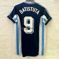 ราคา The 98 World Cup Argentina away kit 9 ares batistuta short-sleeved soccer uniform restoring ancient ways เสื้อบอล เสื้อกีฬาชาย เสื้อทีมสโมสรฟุตบอลต่างชาติ เสื้อฟุตบอลยุค90 (1731889269155989374)