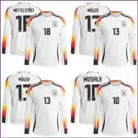 ราคา ชุดกีฬาขนาดบวก, ทีมเยอรมัน Mittelstadt Muller Musiala yx, 2024-2025, สำหรับเด็กและผู้ใหญ่, สไตล์ยุโรป Sport ออกกำลังกาย ออกกำลังกาย ชุดกีฬา เสื้อบอล เสื้อกีฬาใหม่ล่าสุด (1731280571745601949)