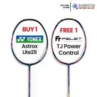 ราคา Astrox Lite 21i, YONEX, สีกรมท่าเข้ม, FELET TJ Power-Control สีน้ำเงินและสีแดง, ไม้แบดมินตัน, ของแท้ 100%, ซื้อ 1 แถม 1, ฟรี (1731854391798368137)