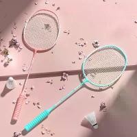 ราคา ไม้แบดมินตัน ชุดไม้แบดมินตันคู่ สำหรับผู้ใหญ่ ทนทานและยืดหยุ่นสูง ด้ามโฟมมูลค่าสูง มาพร้อมกระเป๋าไม้แบดมินตัน และลูกไนลอน 3 ลูก (1732002906064716968)