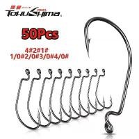 ราคา เบ็ดตกปลา TOKUSHIMA 50 ชิ้น/เซ็ต ทำจากเหล็กกล้าคาร์บอน ตะขอข้อเหวี่ยง (1731860788055934770)