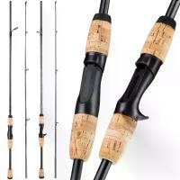 ราคา Sougayilang คันเบ็ด1.8m แหวนนำทางเซรามิกแบบปิด วัสดุคาร์บอน ด้ามไม้ เบ็ดตกปลา คันเบ็ด ตกกุ้ง (1729813341628893701)